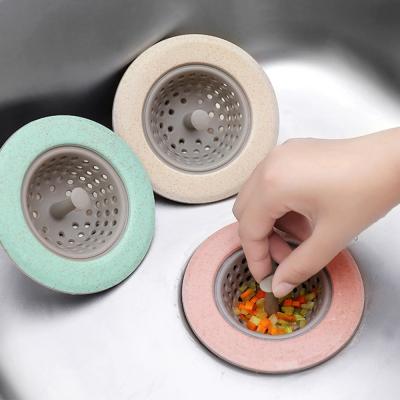 China 2022 Stocked Amazon Hot Sale Good Handles Silicone Sink Strainer for sale