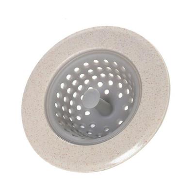 China Food Grade Kitchen Bathroom Silicone Sink Strainer Filter Silicone Drain Stocked Rubber Stopper for sale