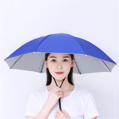 China Outdoor Used Umbrella Hat Sun Shade Waterproof Hat for sale