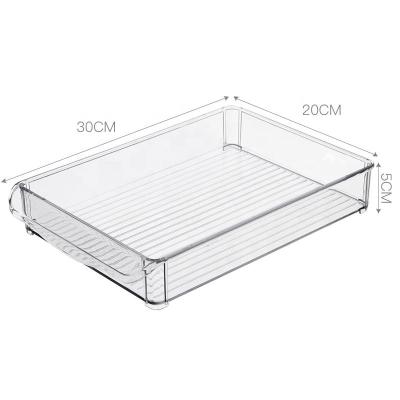 China 2022 Freshness Keeping New Arrival Kitchen Utensil Drawer Plastic Organizer for sale