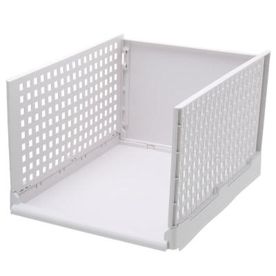 China Durable Plastic Portable Wardrobe Closet Clothes Organizer Wardrobe Organizer Artifact Clothes Partition for sale