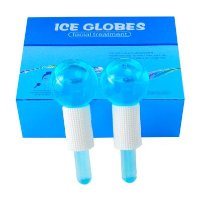 China Safe Daily Cold Roller 2 PCS Beauty Freezer Beauty Routines Skin Care Anti-Puffiness Skin Massager Facial Ice Globes for sale