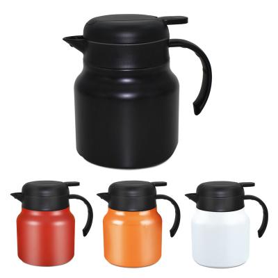 China Wholesale 1000ML Household Insulation Stainless Steel Pot Thermos Flask Tea Water Separation Pot High Quality Large Coffee Pot for sale