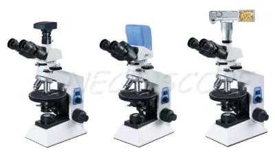 China Microscopia ligera polarizada del campo oscuro con el alto ocular del plan de Eyepoint WF en venta