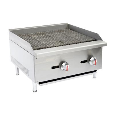 China ECB-24S hot sale ETL easily assembled commercial restaurant gas char grill for sale for sale