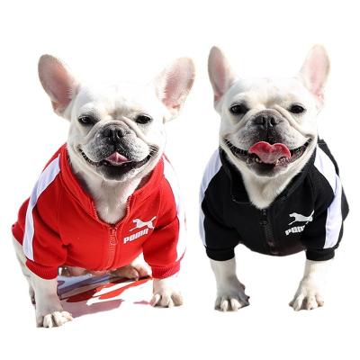 China Custom Stocked S-4XL Dog Pet Clothes Wholesale Cheap Fashion Pet Apparel Polyester Dog Sweatshirt For Small Medium Dogs for sale