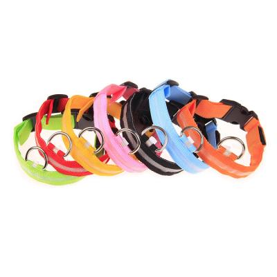 China Nylon Band Bell , PET LED Reflective Detachable Collar Safe Durable Durable COLLAR for sale