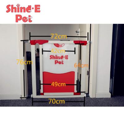 China High Quality Sustainable Metal Pet Door Safety Baby Kid Friendly Frame Gate for sale