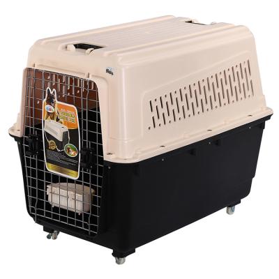 China Pet Carrier Box Air Transport Portable Fashion Travel Pet House for sale