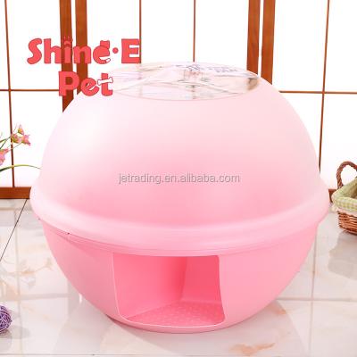 China Sustainable cat pp/plastic litter box/tray/toilet with scoop for sale