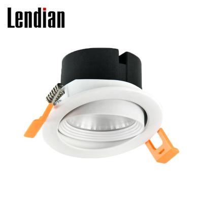 China Newcomer Down Light Indoor Commercial Dimmable Black White Smart Lights Newcomers Down Ceiling Light Led Recessed Ceiling Light for sale