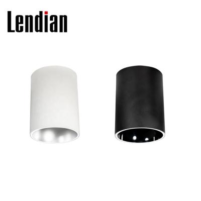 China Modern commercial indoor IP65 ceiling cylinder 8w 12w 15w 20w 25w 30w 40w 45w outdoor mounted spotlight led downlight for sale