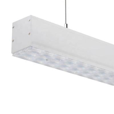 China Modern High Quality Profile Straight Spliced ​​Light Fixture Ceiling Non-Flickering Dimmable Supermarket Led Linear Pendant Light for sale