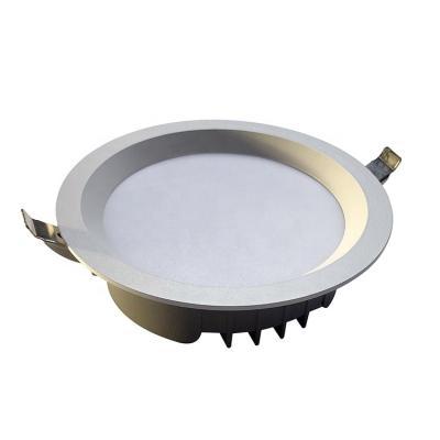 China Indoor Commercial Downlights OEM CE Supermarket Office Hotel Anti-glare Recessed Ceiling Led Down Light for sale