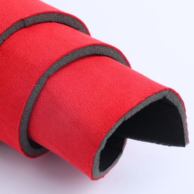 China Customized Anti Static Color Polyester Anti Static Suede Composite Sponge Fabric For Automobile Cushion And Plush Toys for sale