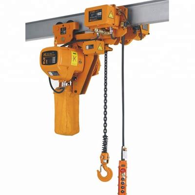 China Hotels Single Phase 3 Phase Safety Operation Electric Chain Hoist With Competitive Bid for sale