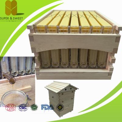 China Apiculture tools langstroth Beehive with automatic Flowing honey frames for sale