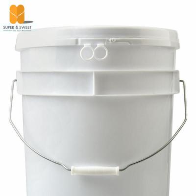 China food grade pail plastic honey bucket bee pail beekeeping tools for sale