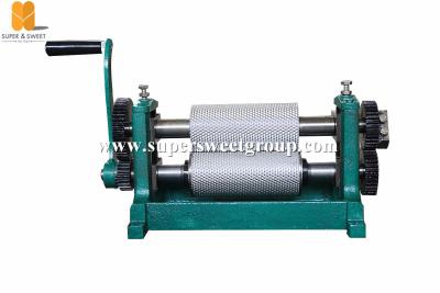 China 250mm manual bee wax beeswax foundation roller embossing machine for sale