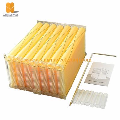 China Honey flow factory directly supplies 7 pcs plastic beehive auto flow hive frames for sale