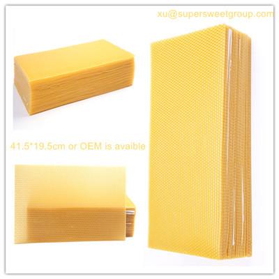 China Factory price natural bees wax pure beeswax honey bee comb bee wax foundation sheet for sale