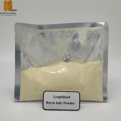 China 10 HDA 4% 5% 6% Bulk Organic Royal Jelly Freeze Dried Powder Royal Jelly Powder for sale