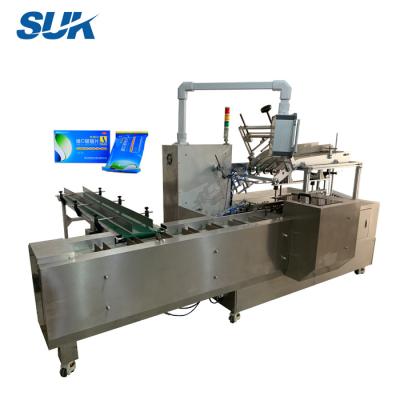 China Automatic blister/tube/bottle/bag/tray/food injection sachet cartoning machine for sale