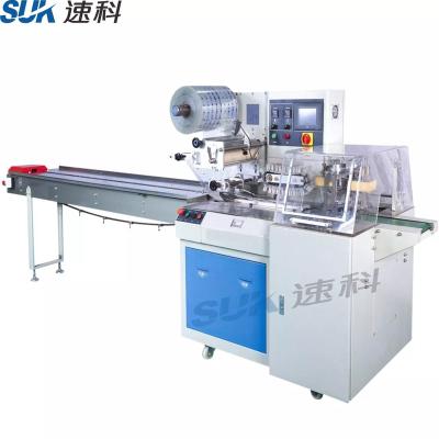 China Automatic Food Packaging System Flow Package Machine For Food Products for sale