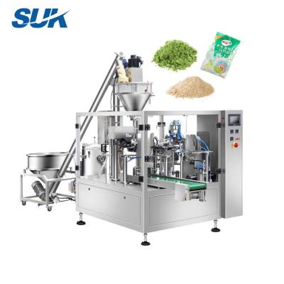 China multifunctional food premade bag packing machine for snack/powder/sugar/food for sale