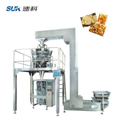 China Automatic Food Potato Chips Snacks Packing Machine for sale