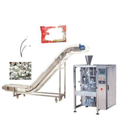 China Frozen Beverage Dumpling Big Small Balls Plastic Bag Packing Machine Price for sale