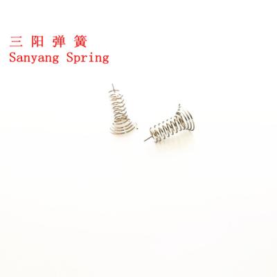 China Nickel Plated Coil Stainless Steel Contact Button Switch Spring For Electronics for sale