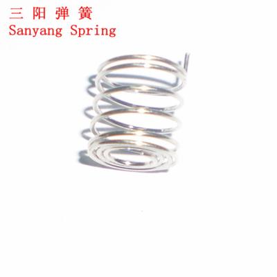 China Flat Button Battery Contact Wire Spring Clip Coil Compression Spring Coil Customized China Factory for sale