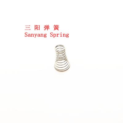 China Coil Sanyang Hot Selling Carbon Steel Small Contact Compression Coil Spring For Electronic Products Contact Spring for sale