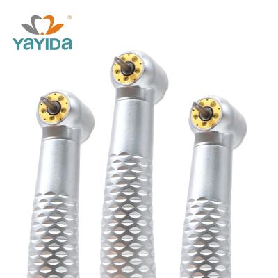 China Shadowless Push Button Type 5 LED Lamps Dental High Speed ​​Handpiece for sale