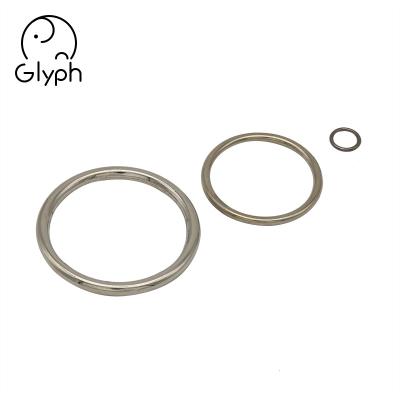 China Washable Diameter Metal Round O Ring Belt Buckle Size 39mm, 9mm, 50mm and 15mm For Bags for sale