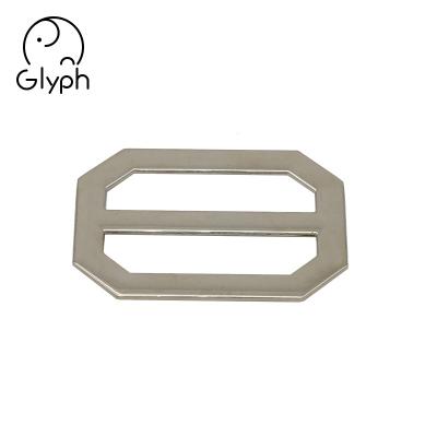 China Washable High Quality Large Silver Triglide Buckle Metal Slider Buckle 50mm For Belt for sale