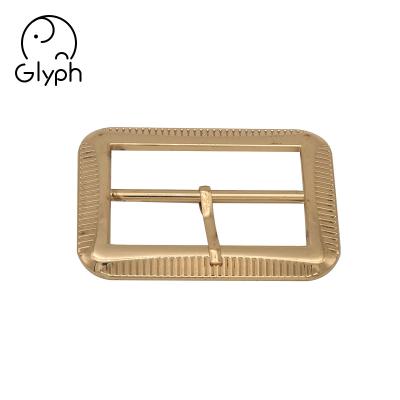 China Washable Zinc Alloy Floral Center Bar Buckle Large Metal Pin Buckle 50mm For Belt for sale