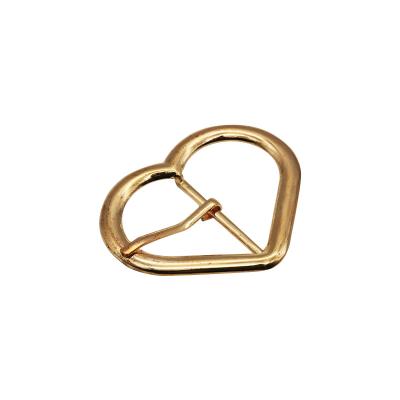 China Fashion new products heart shape metal pin shoe zinc alloy buckle for ladies handbag and shoe for sale