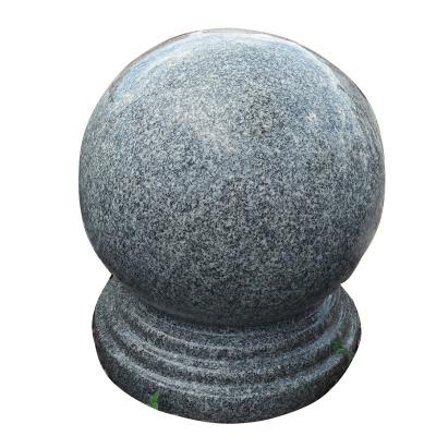 China Modern Stone Ball Granite Garden Stone Decor Car Stopping Outdoor Roadblock for sale