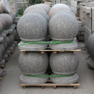 China China Modern Granite Ball Application Garden Stone Natural Stone Car Door Parking Stone Ball for sale