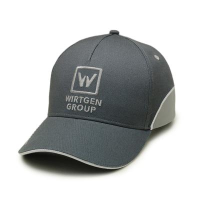 China JOINT Factory Wholesale Custom Sports Baseball Hats Metal Strap 5 Panel Baseball Cap With Embroidery for sale