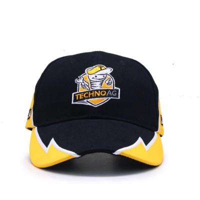 China Custom Character Baseball Cap New Design Cotton Baseball Sport Hat With Embroidery For Adults for sale