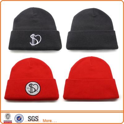 China COMMON Custom Warm Winter Knitted Beanie Hat Wholesale for sale