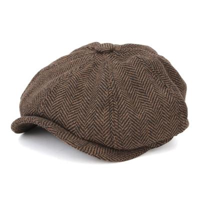 China Outdoor Casual Hat Winter Taxi Driver Hat Newsboy Beret Sun Visor Women Men Sun Hat for sale