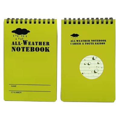 China 100% All Weather Waterproof Stationery Small Outdoor Camping Eco-Friendly Military Tactical Notebook Pattern All Weather Waterproof Notebooks for sale