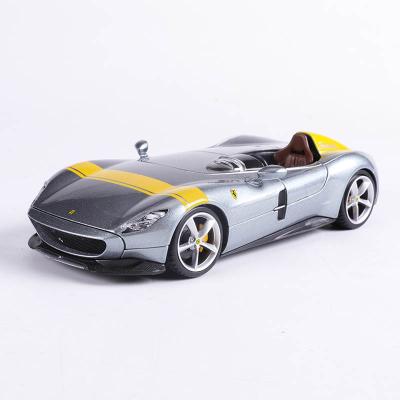 China Wholesale Diecast 1:24 Ferrari Alloy Car Decoration Alloy Car Model Monza SP1 Toy Collection Model Gift for sale