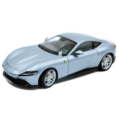 China 1:24 Toy Burago sf90 simulation alloy car decoration gift Ferrari model 488 Roma diecast model sports car for sale