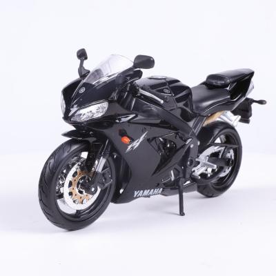 China Toy Diecast Model Racing Accessories Collection Yamaha yzf-r1 motorcycle simulation alloy handmade car for sale