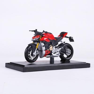 China Toy Maisto Diecast 1 18 Scale Model Of Ducati V4 S Motorcycles Car Toys Motorcycles Racing Hot Selling Simulation for sale